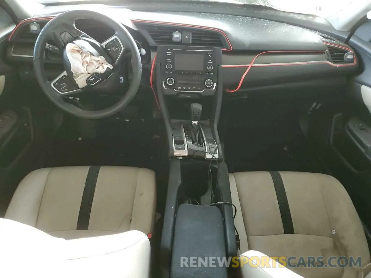 8 Photograph of a damaged car 19XFC2F65KE002121 HONDA CIVIC 2019