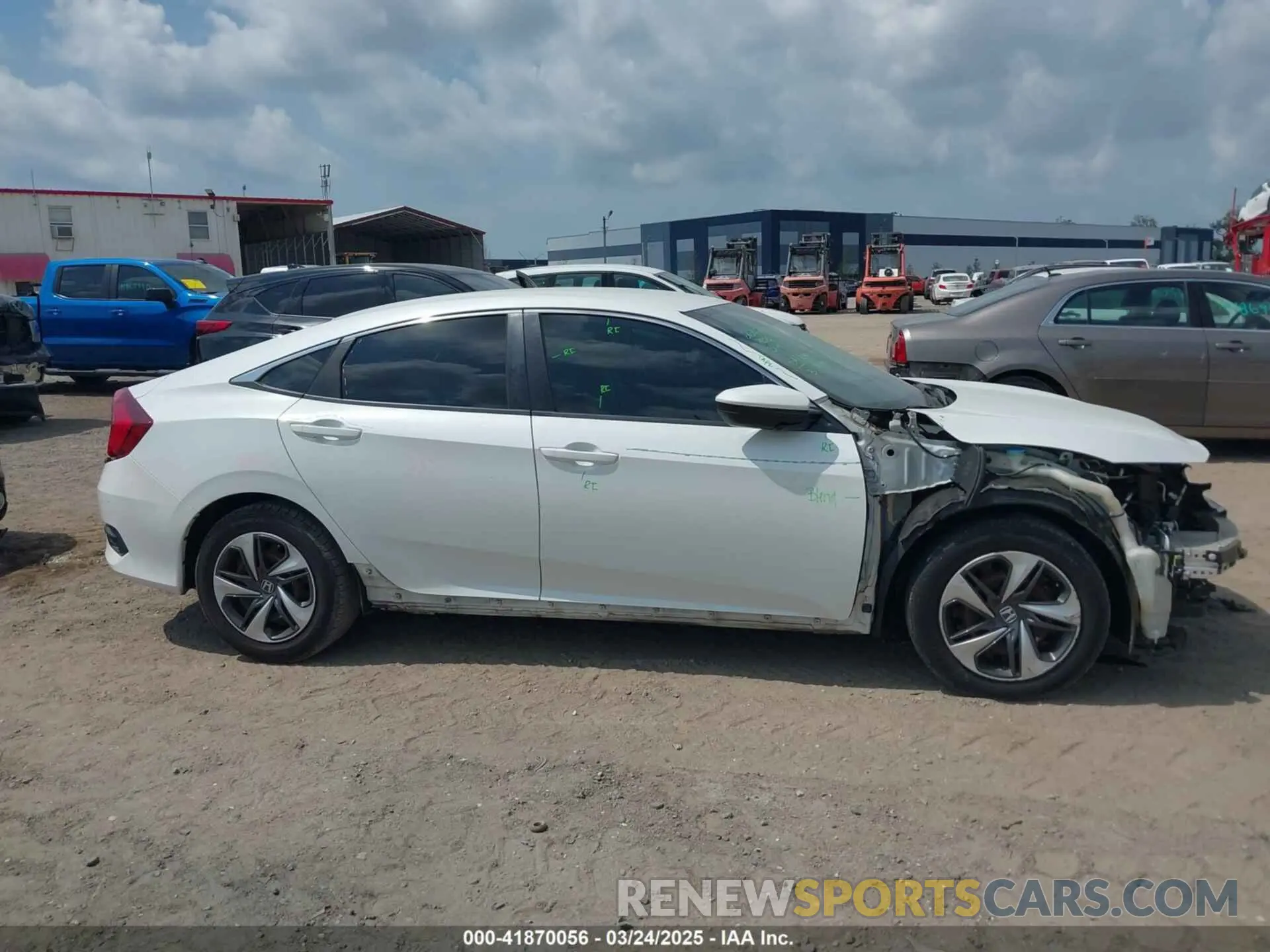 14 Photograph of a damaged car 19XFC2F65KE015967 HONDA CIVIC 2019