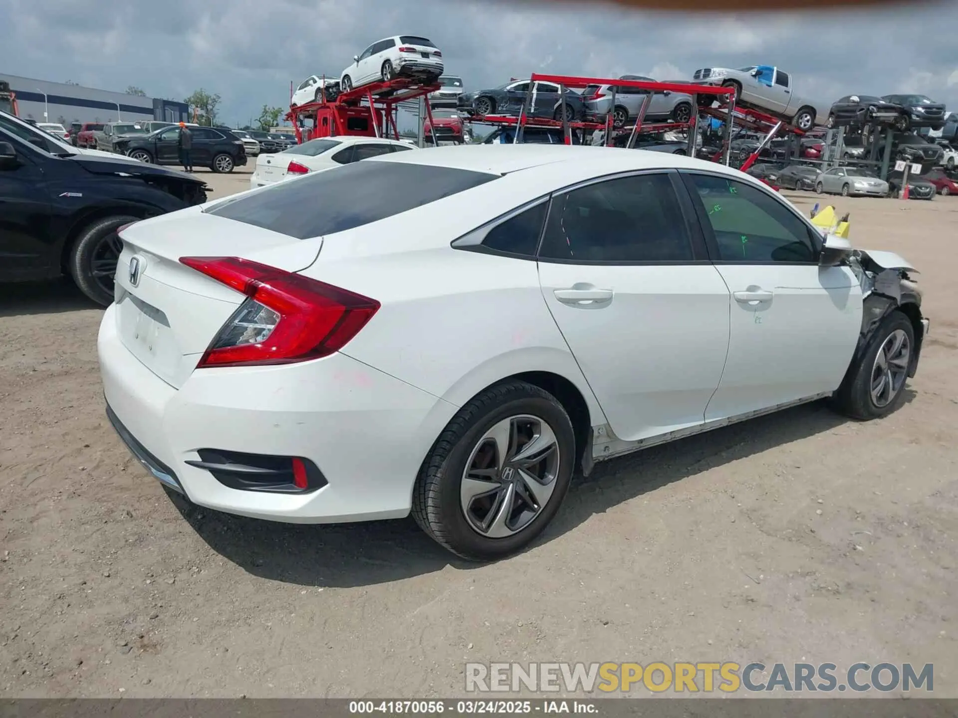 4 Photograph of a damaged car 19XFC2F65KE015967 HONDA CIVIC 2019