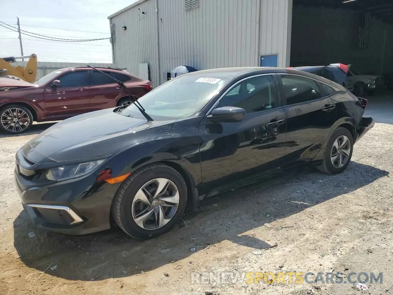 1 Photograph of a damaged car 19XFC2F65KE021137 HONDA CIVIC 2019