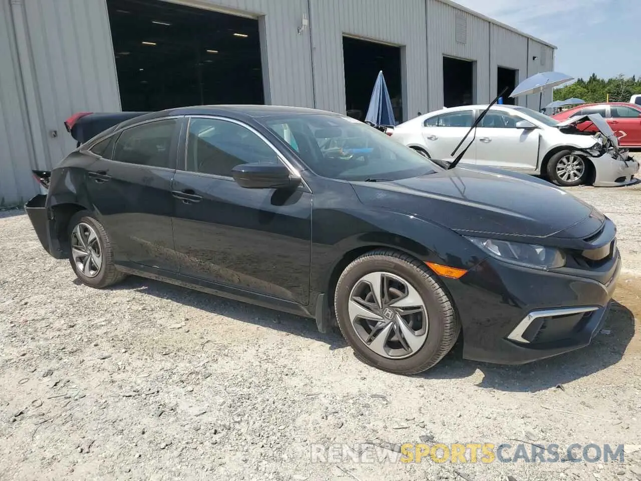 4 Photograph of a damaged car 19XFC2F65KE021137 HONDA CIVIC 2019