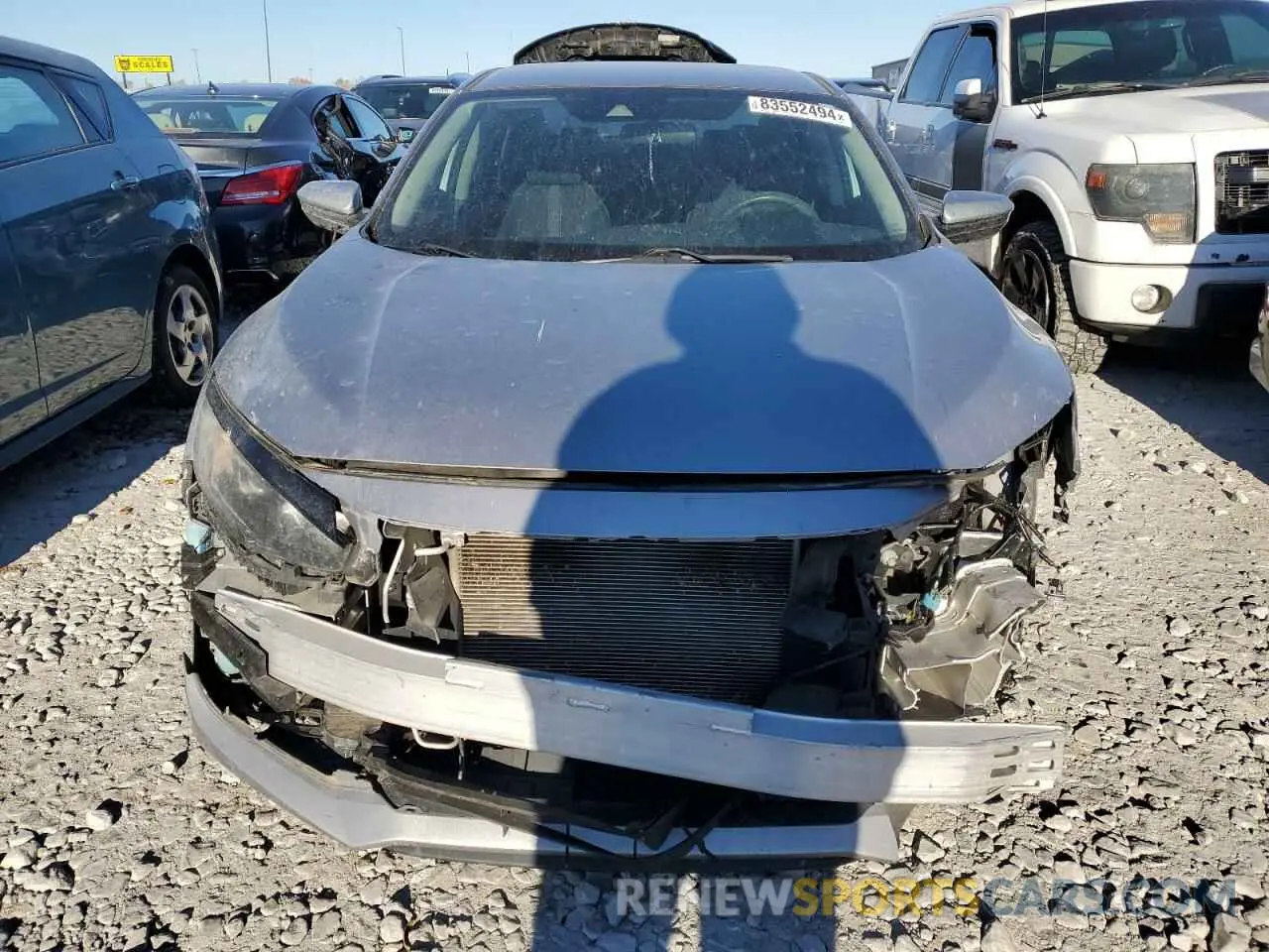 5 Photograph of a damaged car 19XFC2F65KE022661 HONDA CIVIC 2019