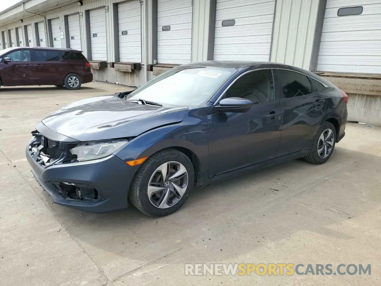 1 Photograph of a damaged car 19XFC2F65KE022711 HONDA CIVIC 2019