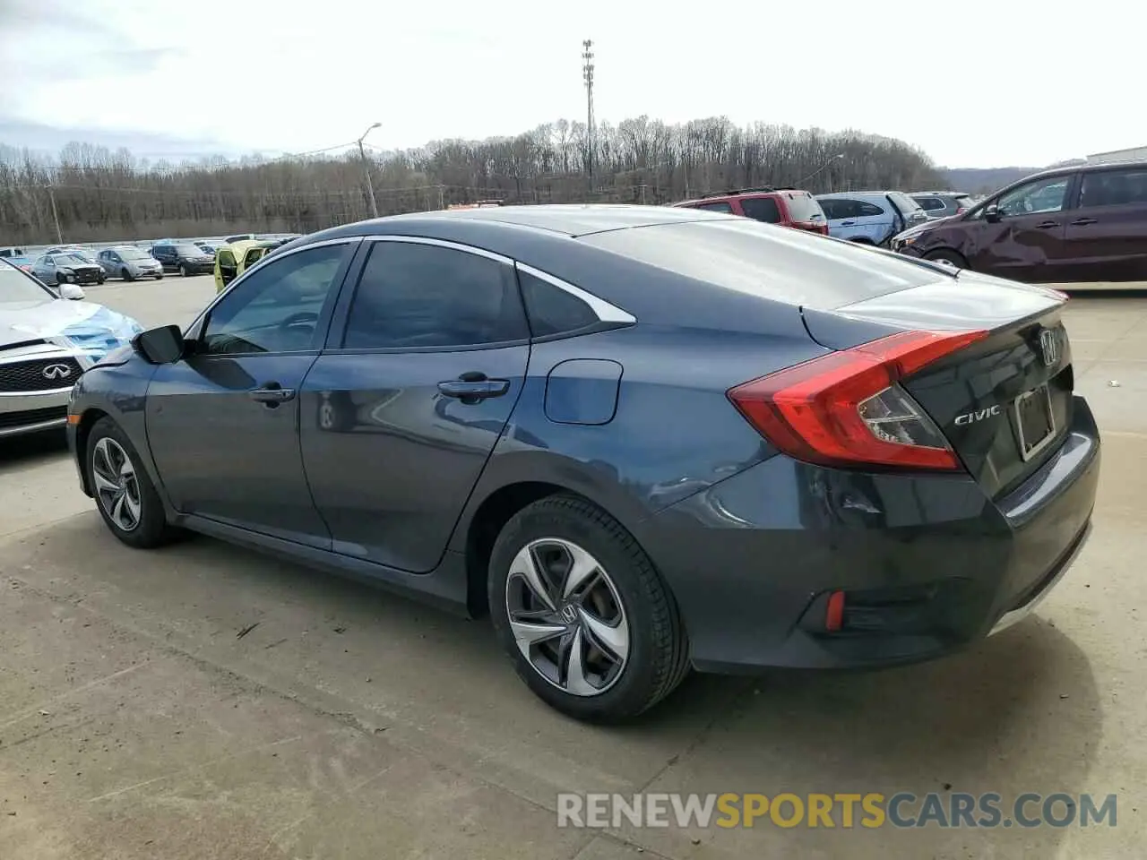 2 Photograph of a damaged car 19XFC2F65KE022711 HONDA CIVIC 2019