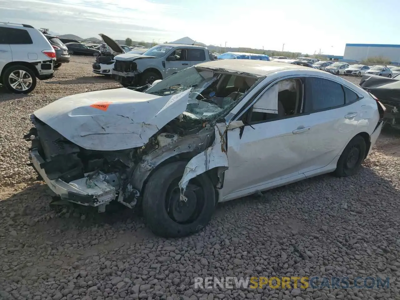 1 Photograph of a damaged car 19XFC2F65KE024801 HONDA CIVIC 2019