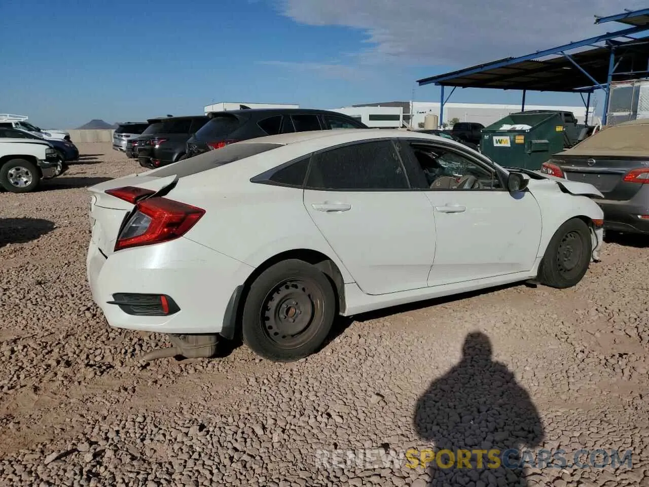 3 Photograph of a damaged car 19XFC2F65KE024801 HONDA CIVIC 2019