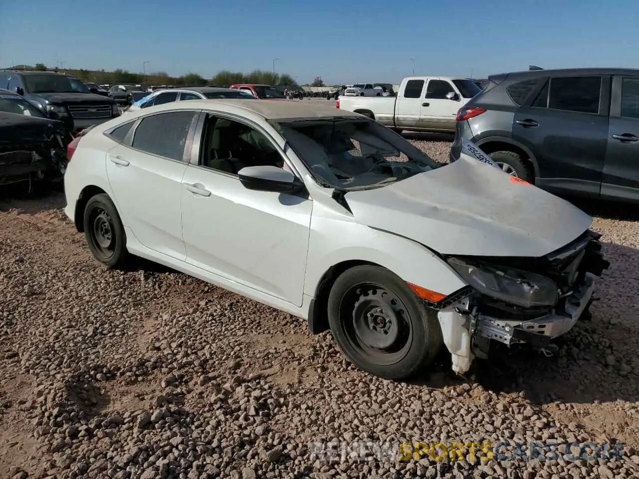 4 Photograph of a damaged car 19XFC2F65KE024801 HONDA CIVIC 2019