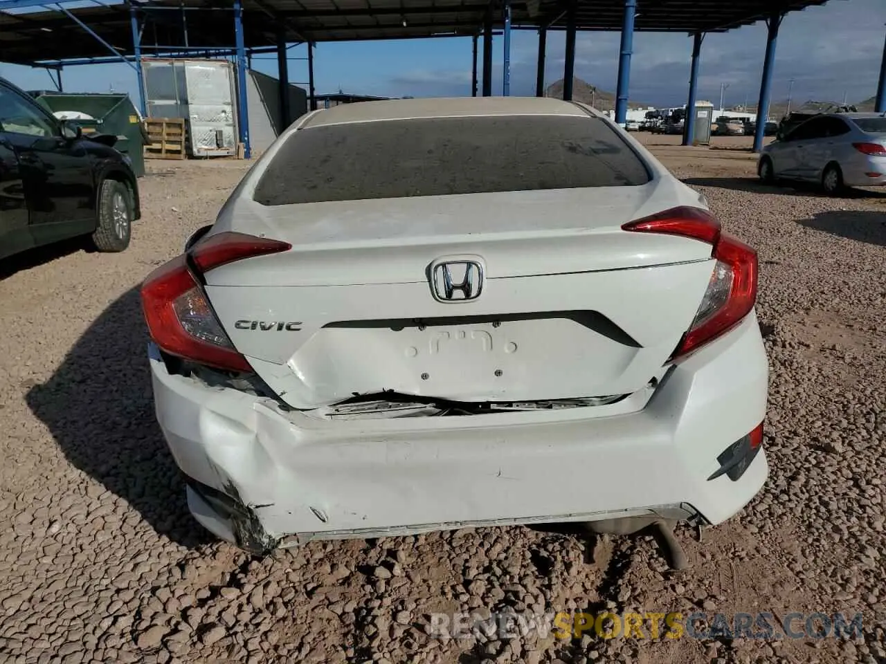 6 Photograph of a damaged car 19XFC2F65KE024801 HONDA CIVIC 2019