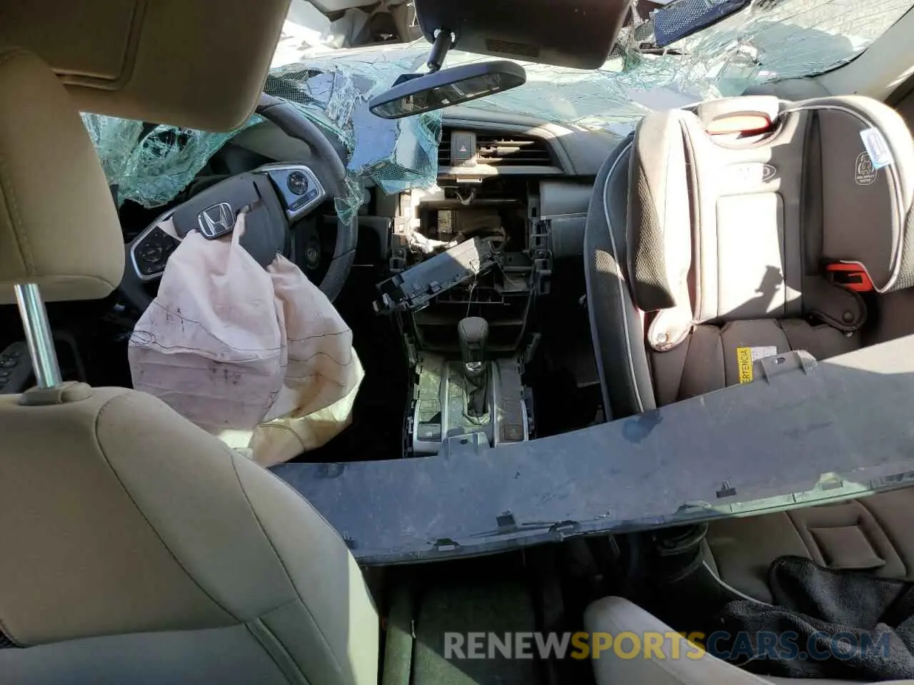 8 Photograph of a damaged car 19XFC2F65KE024801 HONDA CIVIC 2019