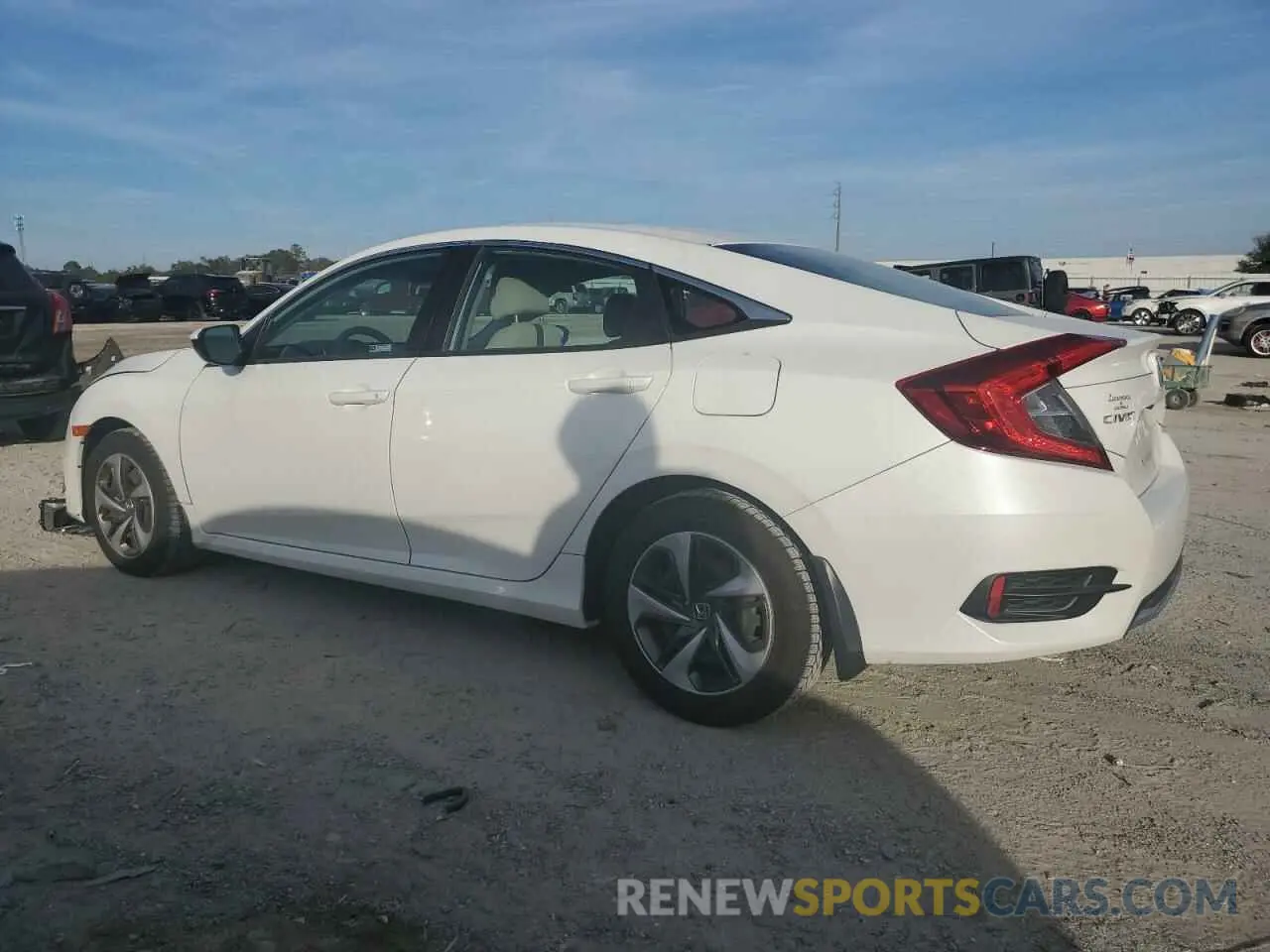 2 Photograph of a damaged car 19XFC2F65KE025463 HONDA CIVIC 2019