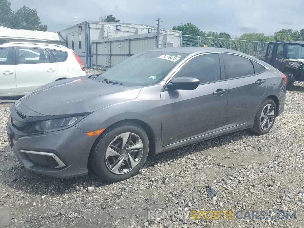1 Photograph of a damaged car 19XFC2F65KE030081 HONDA CIVIC 2019
