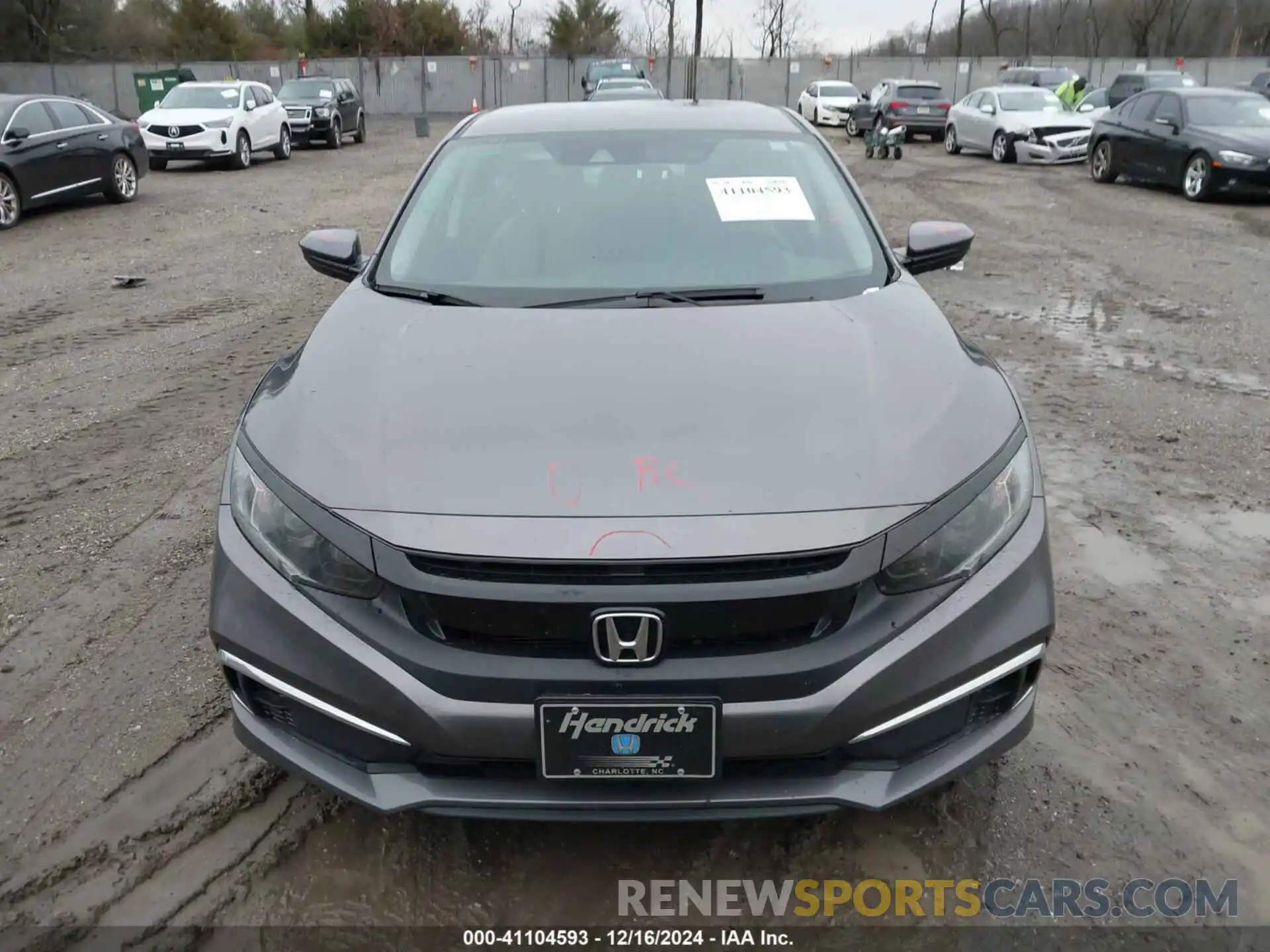 12 Photograph of a damaged car 19XFC2F65KE037693 HONDA CIVIC 2019