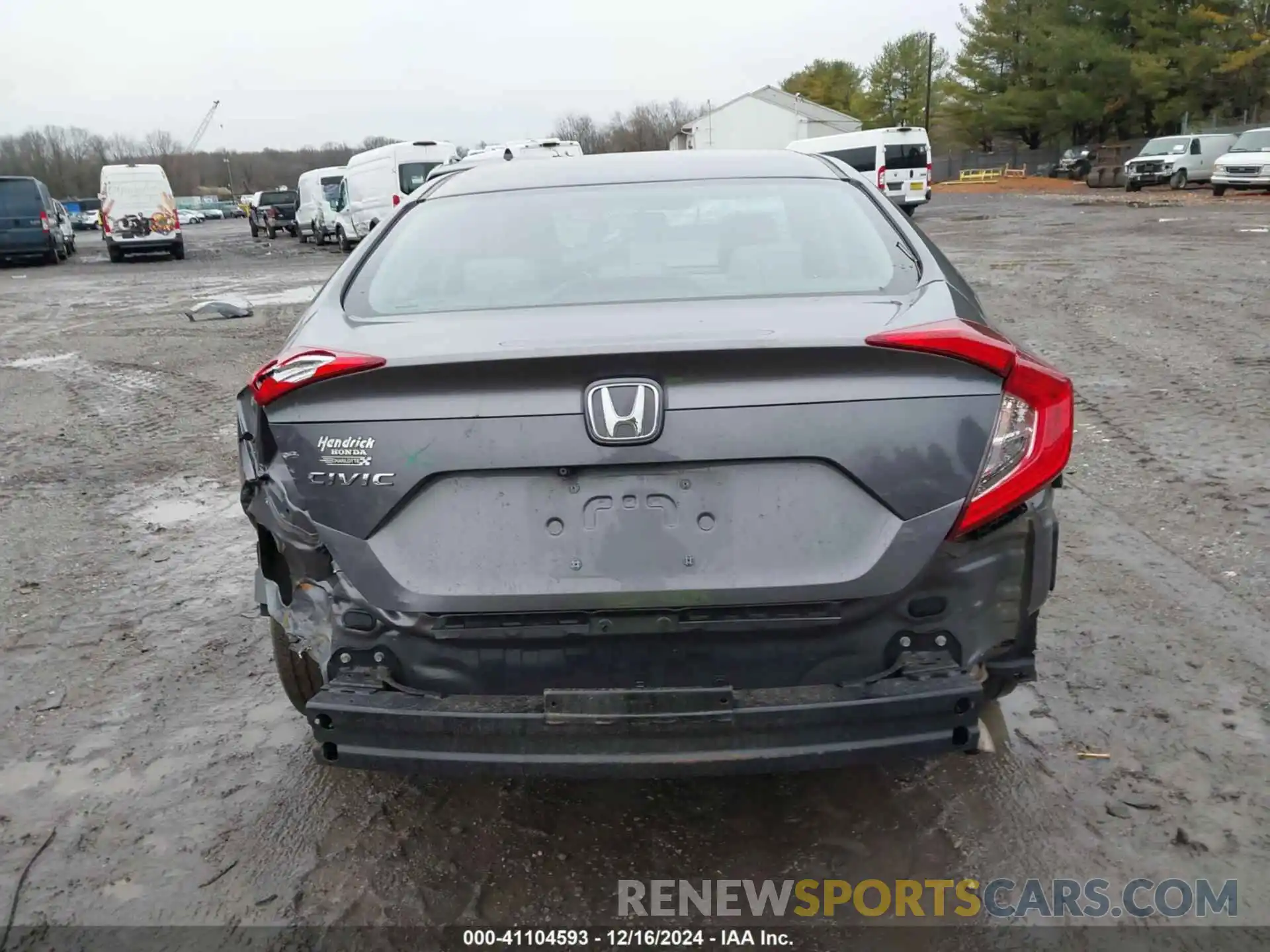 16 Photograph of a damaged car 19XFC2F65KE037693 HONDA CIVIC 2019