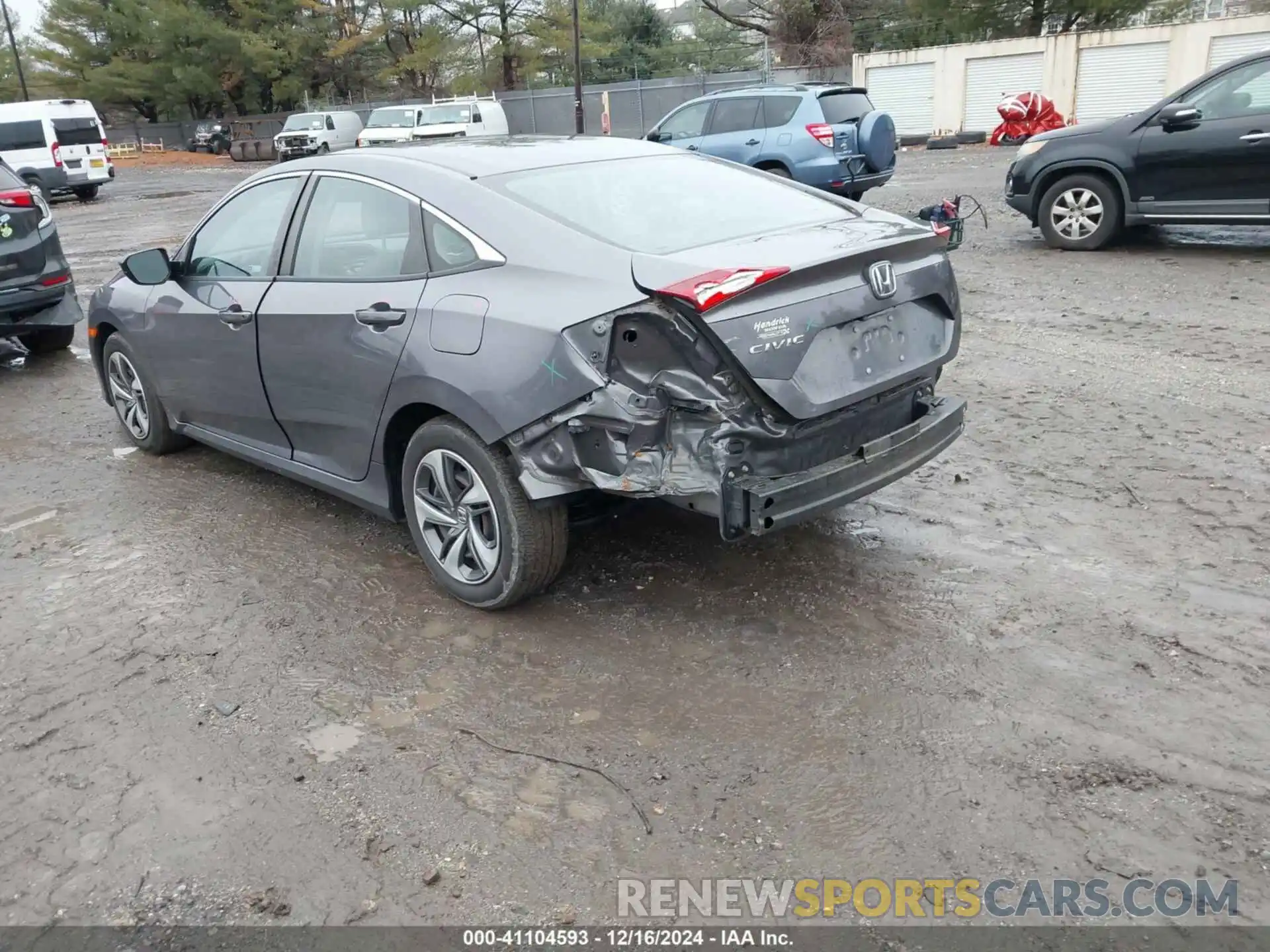 3 Photograph of a damaged car 19XFC2F65KE037693 HONDA CIVIC 2019