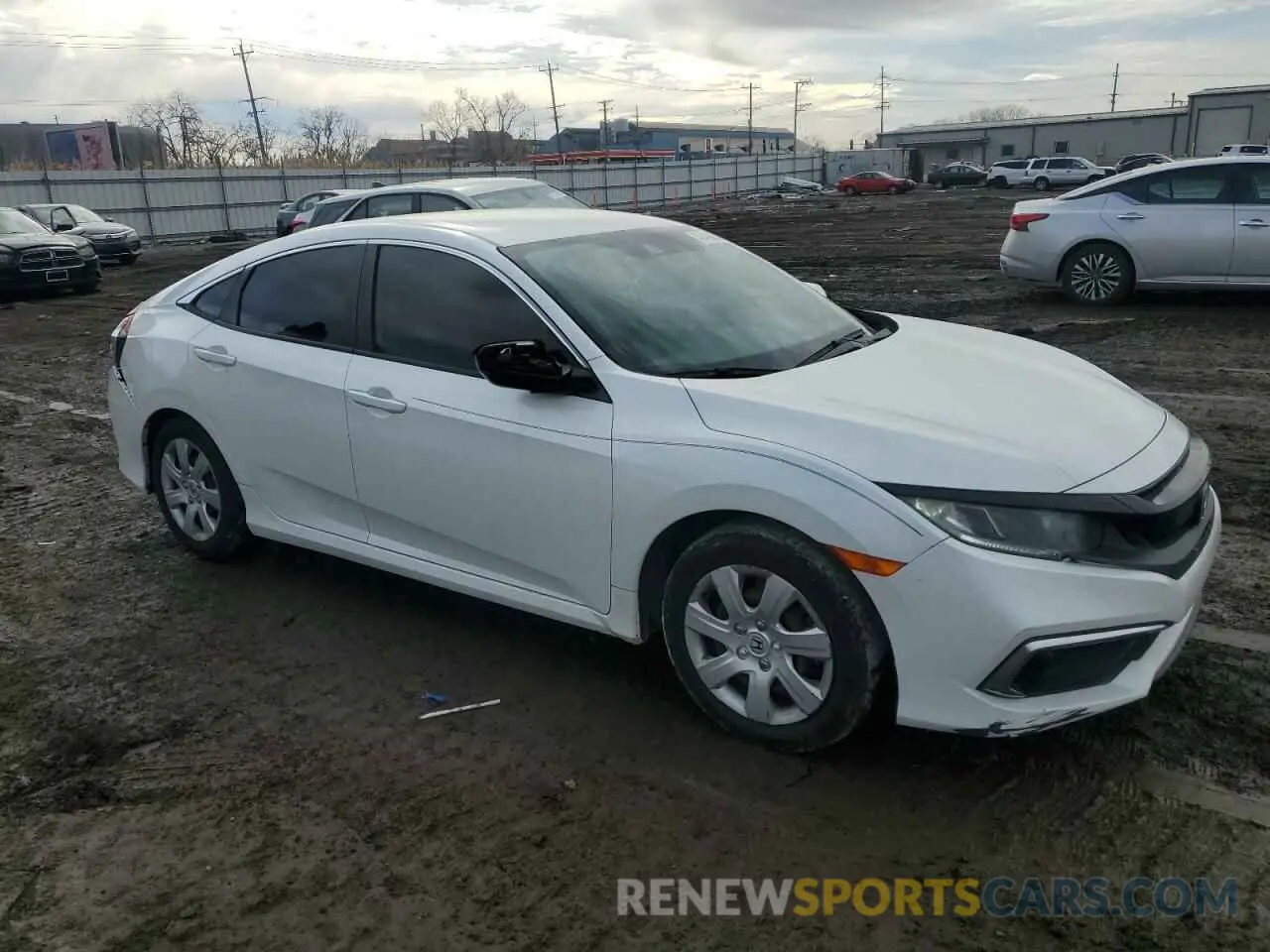 4 Photograph of a damaged car 19XFC2F65KE041100 HONDA CIVIC 2019