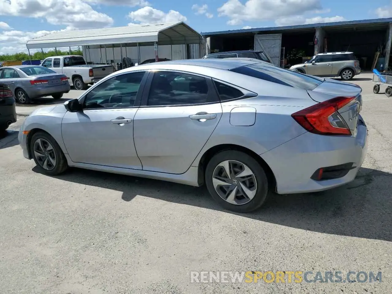 2 Photograph of a damaged car 19XFC2F65KE047480 HONDA CIVIC 2019
