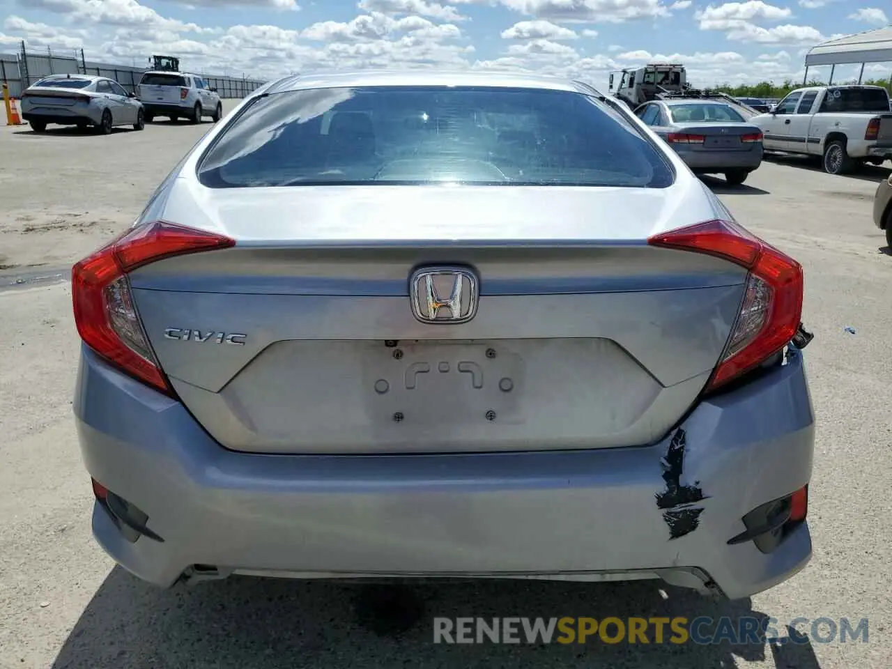 6 Photograph of a damaged car 19XFC2F65KE047480 HONDA CIVIC 2019