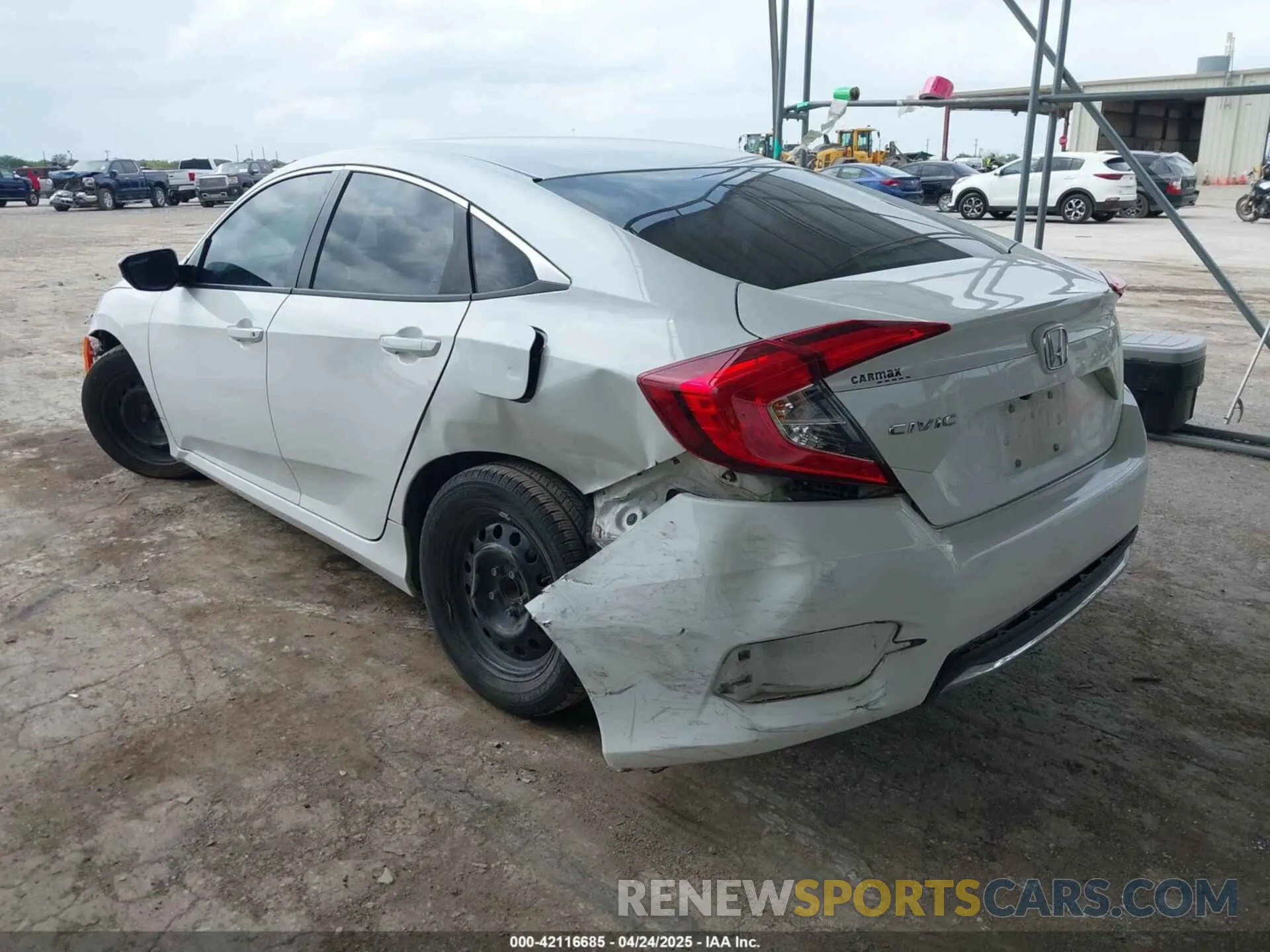 3 Photograph of a damaged car 19XFC2F65KE049844 HONDA CIVIC 2019