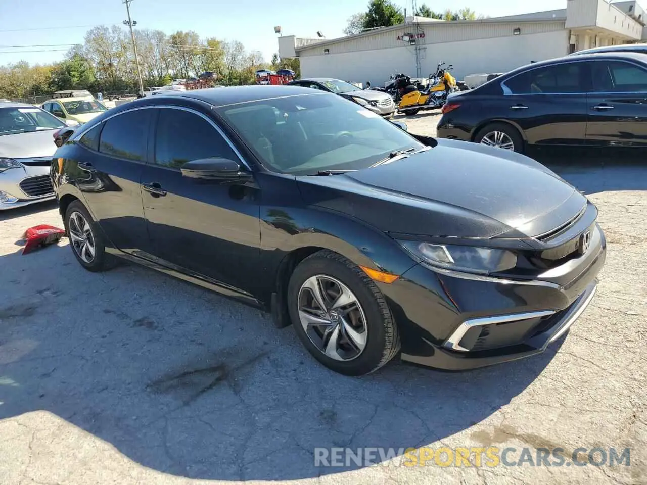 4 Photograph of a damaged car 19XFC2F66KE010891 HONDA CIVIC 2019