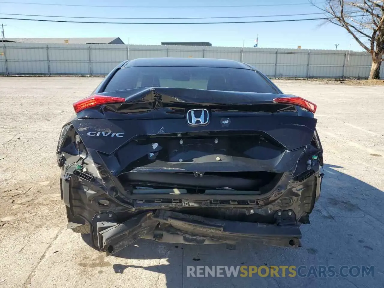 6 Photograph of a damaged car 19XFC2F66KE010891 HONDA CIVIC 2019