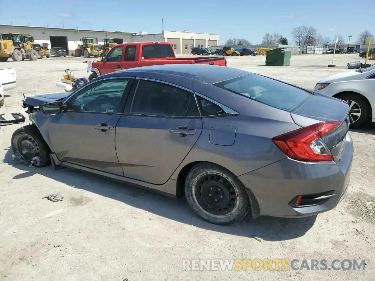 2 Photograph of a damaged car 19XFC2F66KE012771 HONDA CIVIC 2019