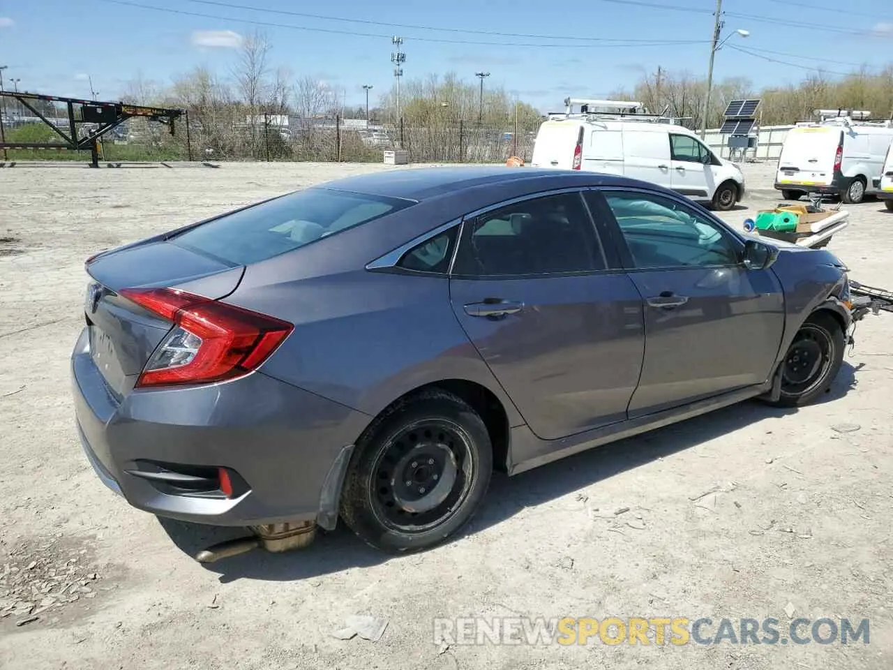 3 Photograph of a damaged car 19XFC2F66KE012771 HONDA CIVIC 2019