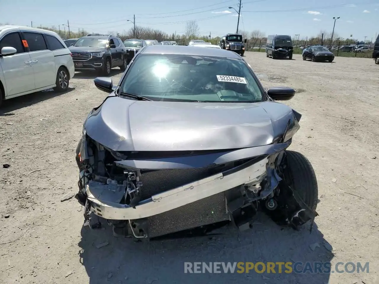 5 Photograph of a damaged car 19XFC2F66KE012771 HONDA CIVIC 2019