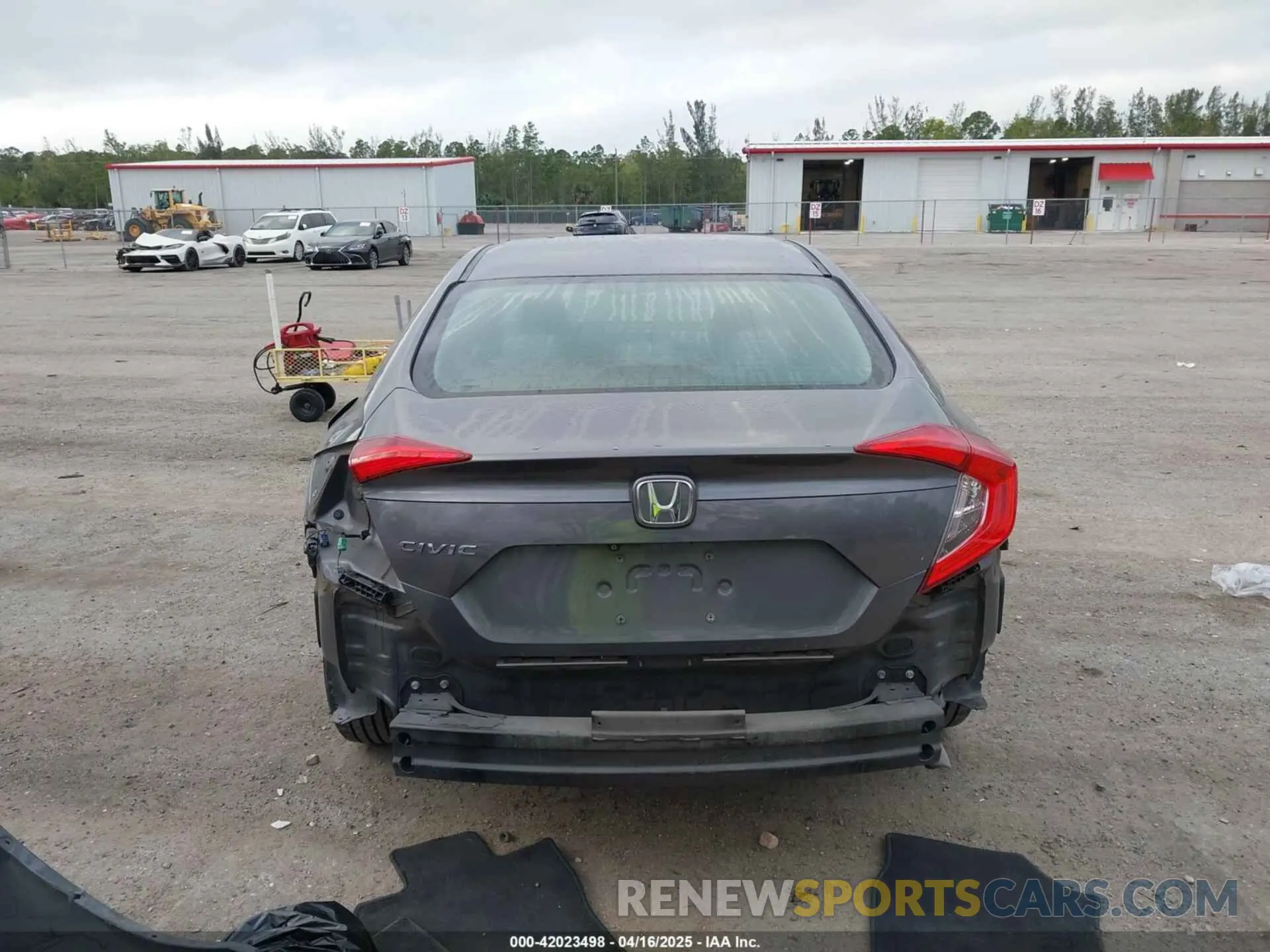 16 Photograph of a damaged car 19XFC2F66KE024399 HONDA CIVIC 2019