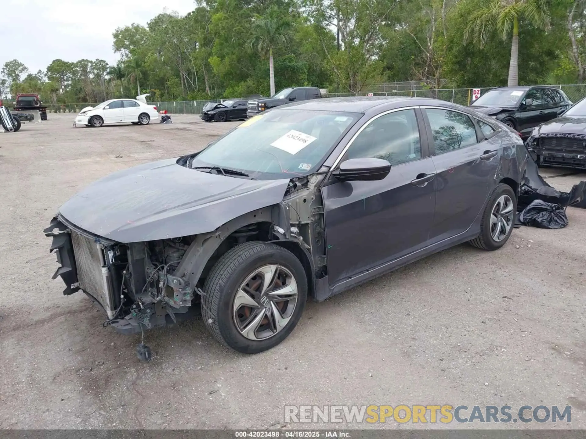 2 Photograph of a damaged car 19XFC2F66KE024399 HONDA CIVIC 2019