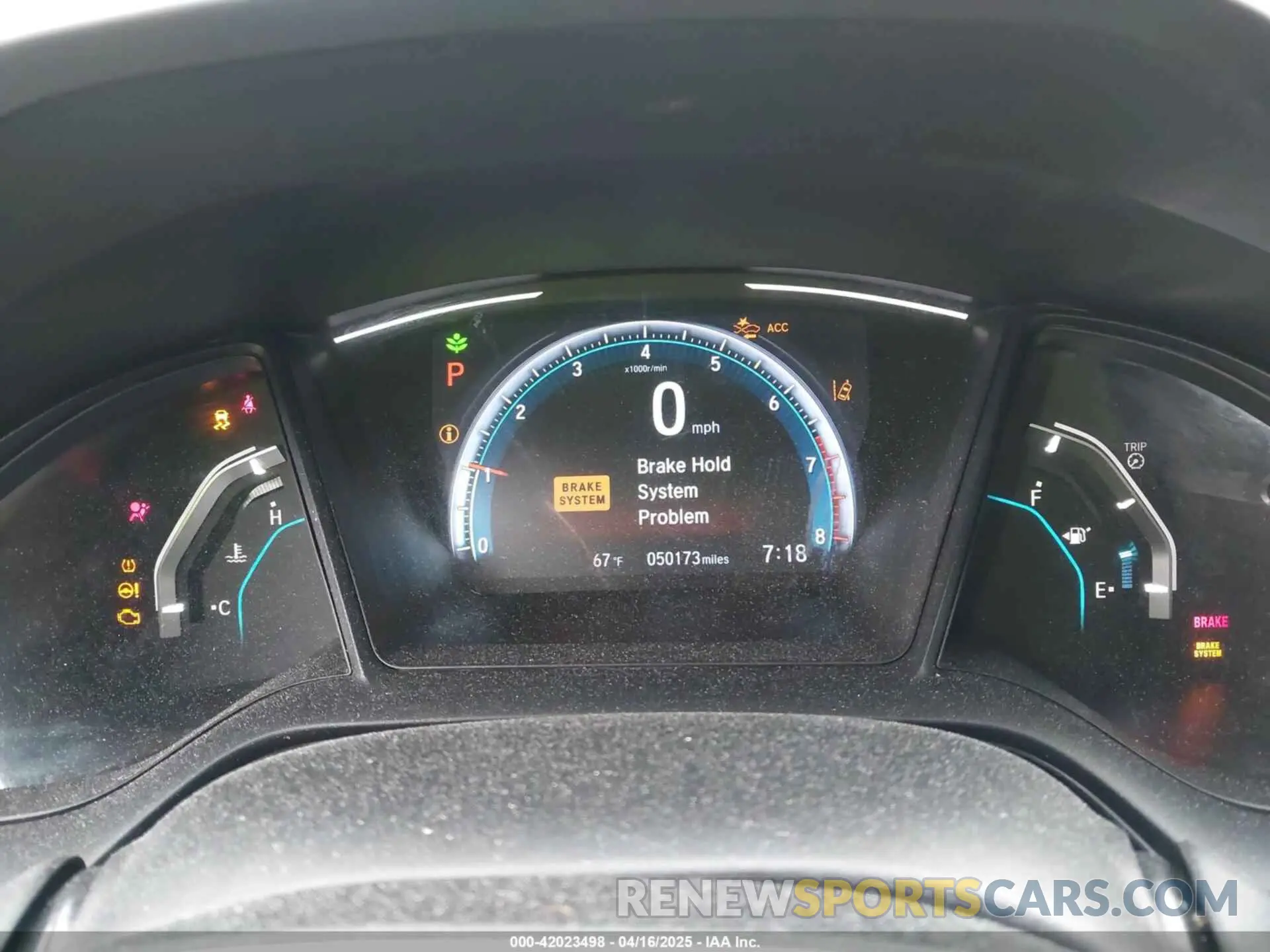7 Photograph of a damaged car 19XFC2F66KE024399 HONDA CIVIC 2019