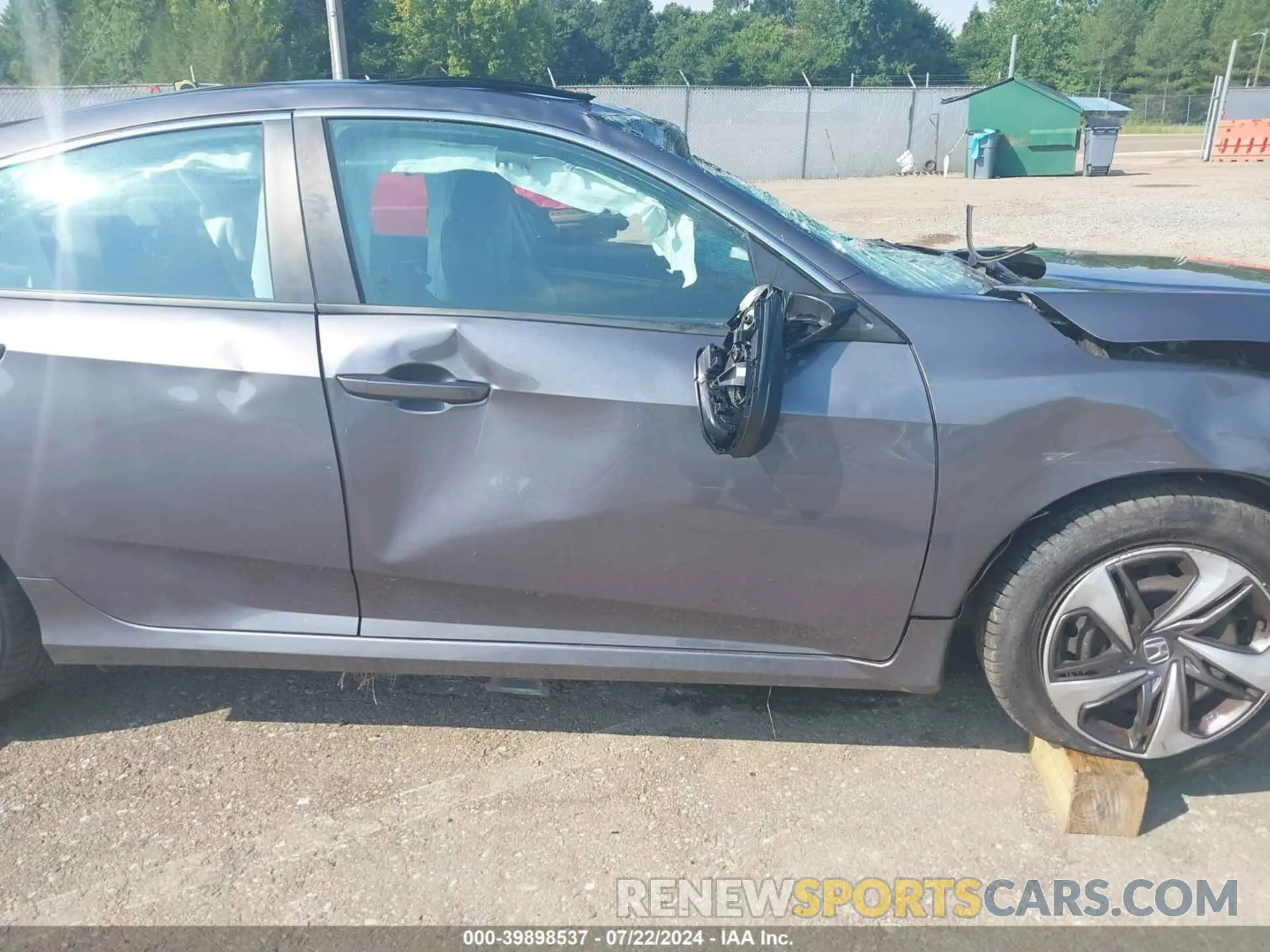 13 Photograph of a damaged car 19XFC2F66KE028596 HONDA CIVIC 2019