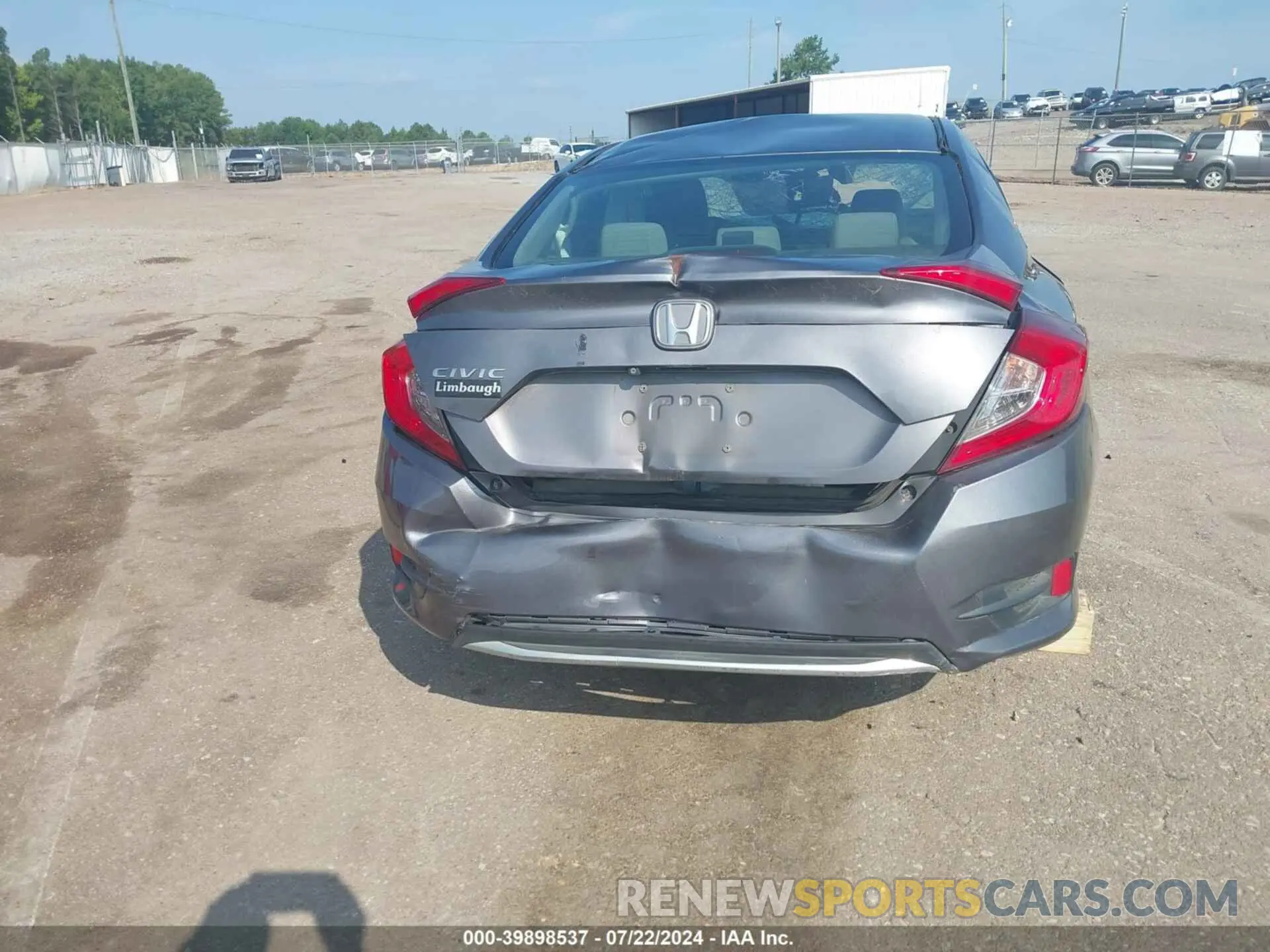 14 Photograph of a damaged car 19XFC2F66KE028596 HONDA CIVIC 2019