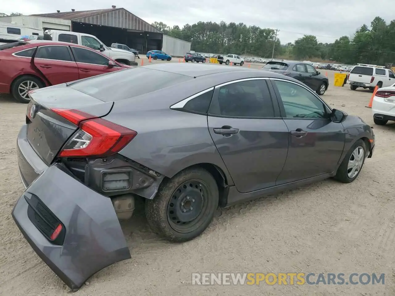 3 Photograph of a damaged car 19XFC2F66KE031062 HONDA CIVIC 2019