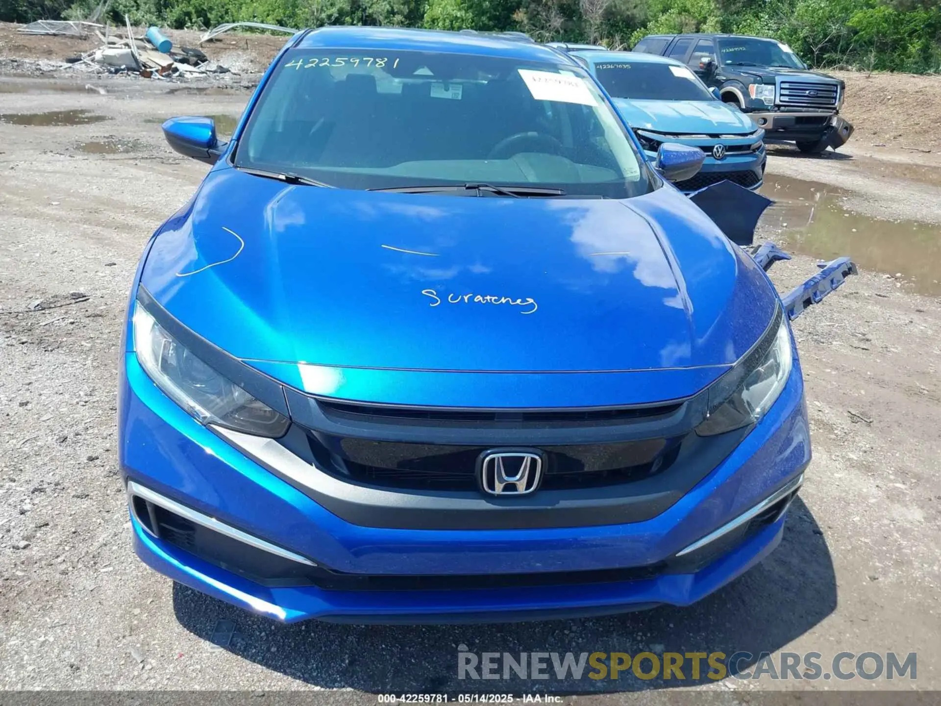13 Photograph of a damaged car 19XFC2F66KE031966 HONDA CIVIC 2019