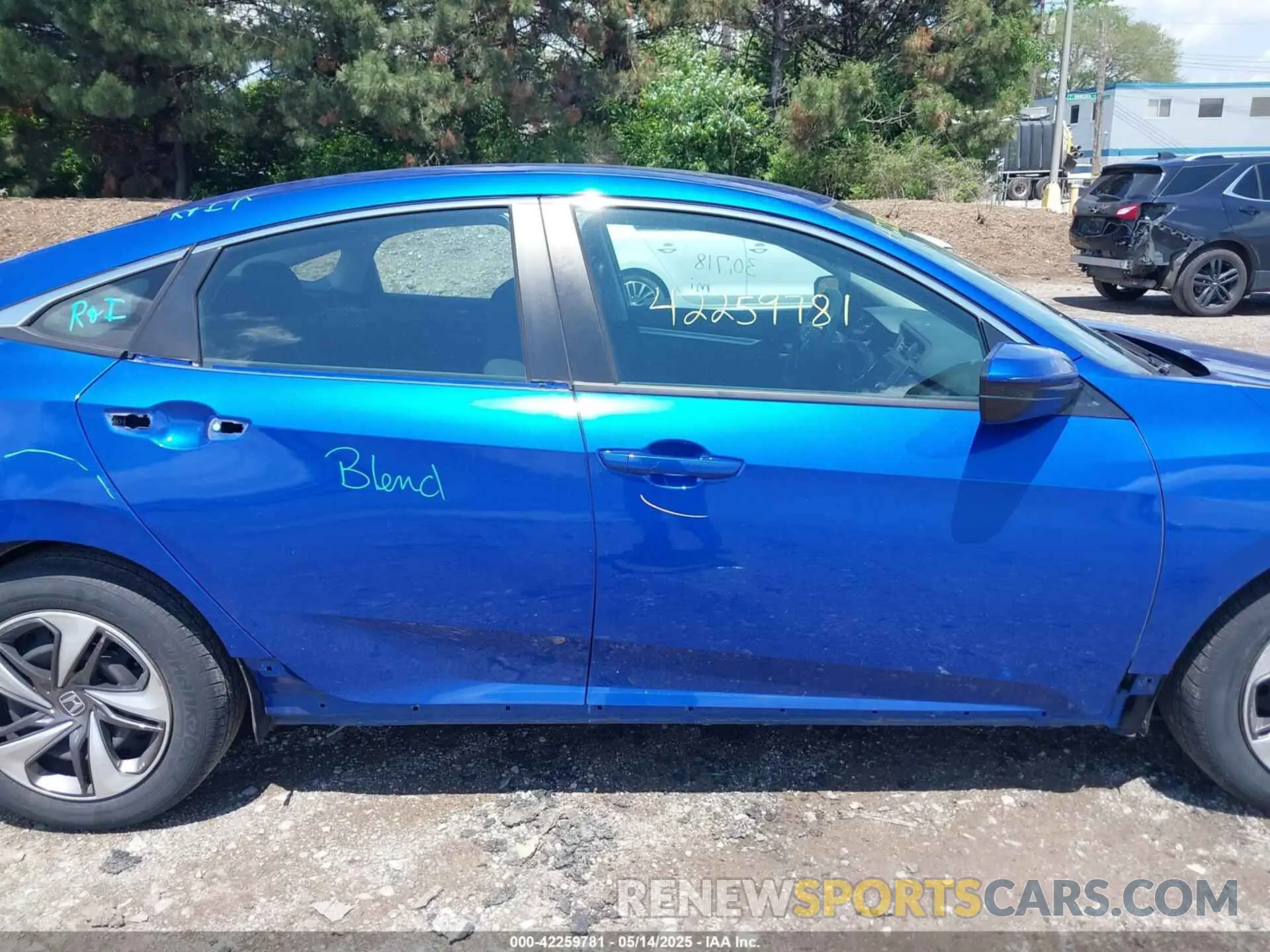14 Photograph of a damaged car 19XFC2F66KE031966 HONDA CIVIC 2019