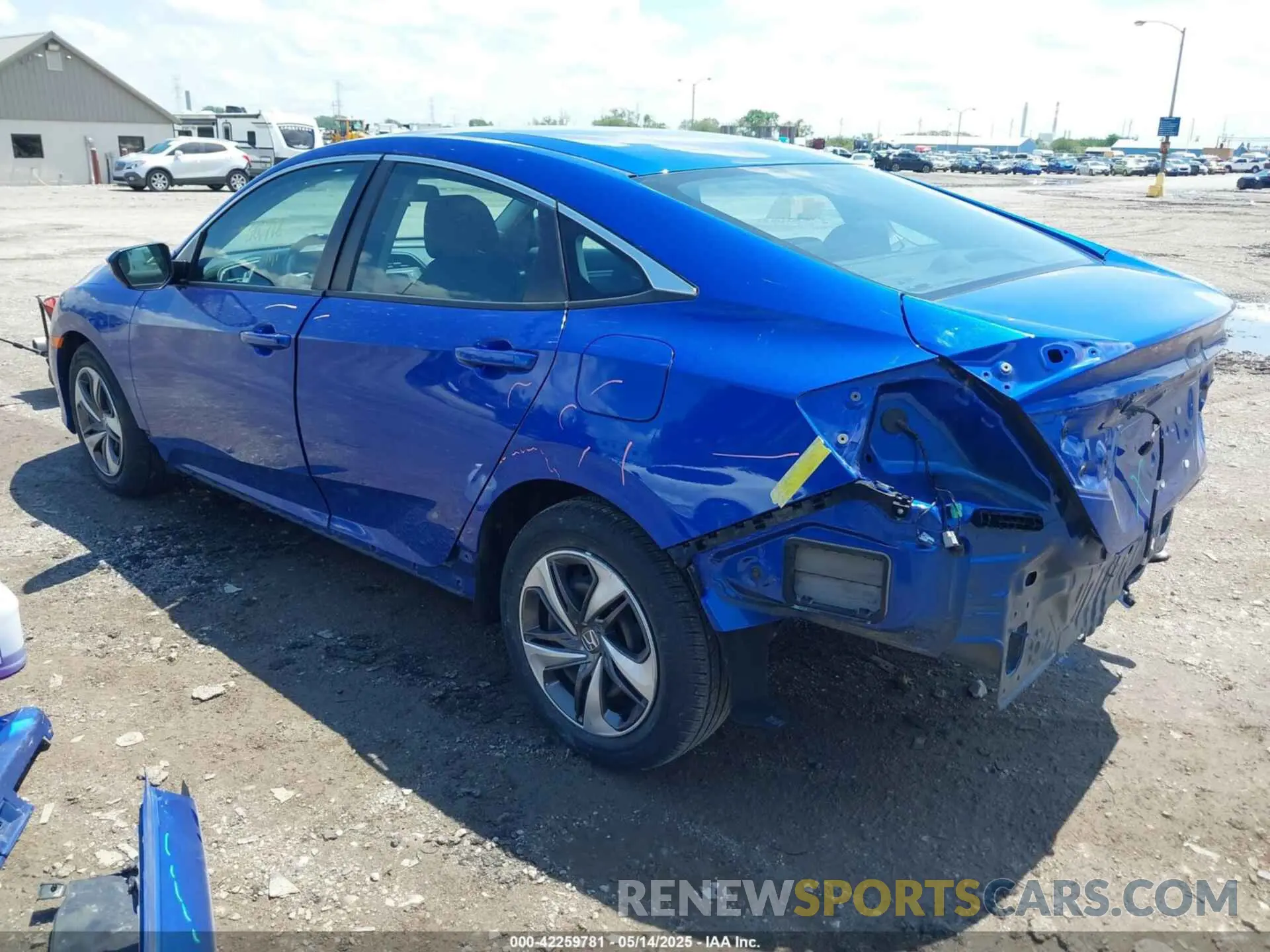 3 Photograph of a damaged car 19XFC2F66KE031966 HONDA CIVIC 2019