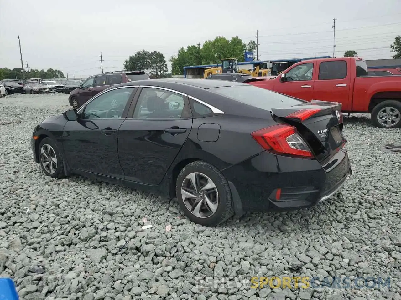 2 Photograph of a damaged car 19XFC2F66KE035578 HONDA CIVIC 2019