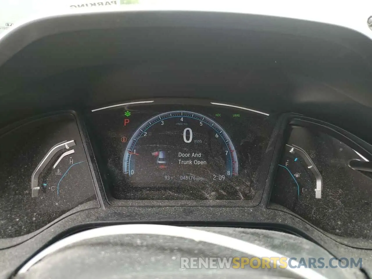 9 Photograph of a damaged car 19XFC2F66KE035578 HONDA CIVIC 2019