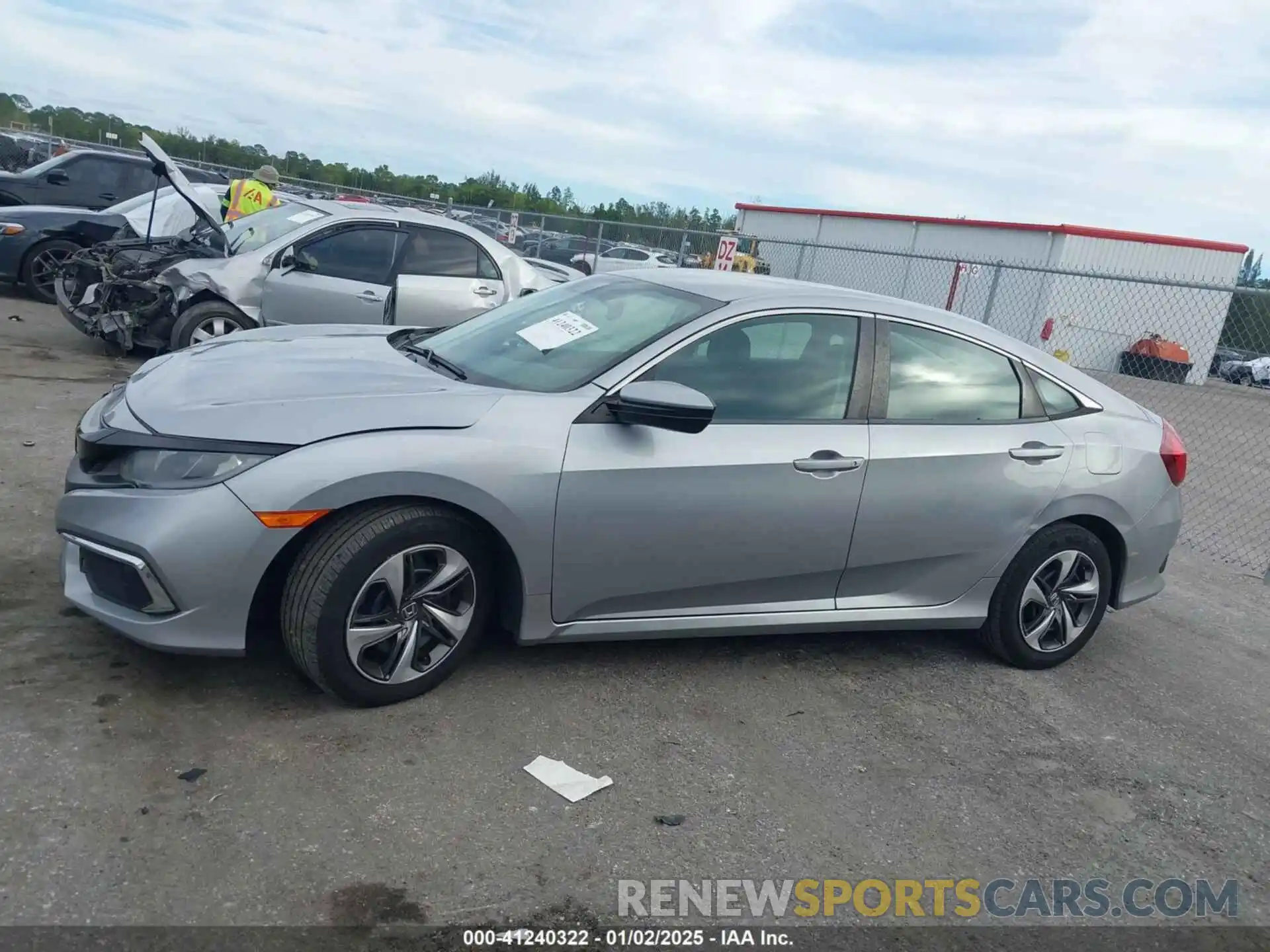 14 Photograph of a damaged car 19XFC2F66KE035760 HONDA CIVIC 2019