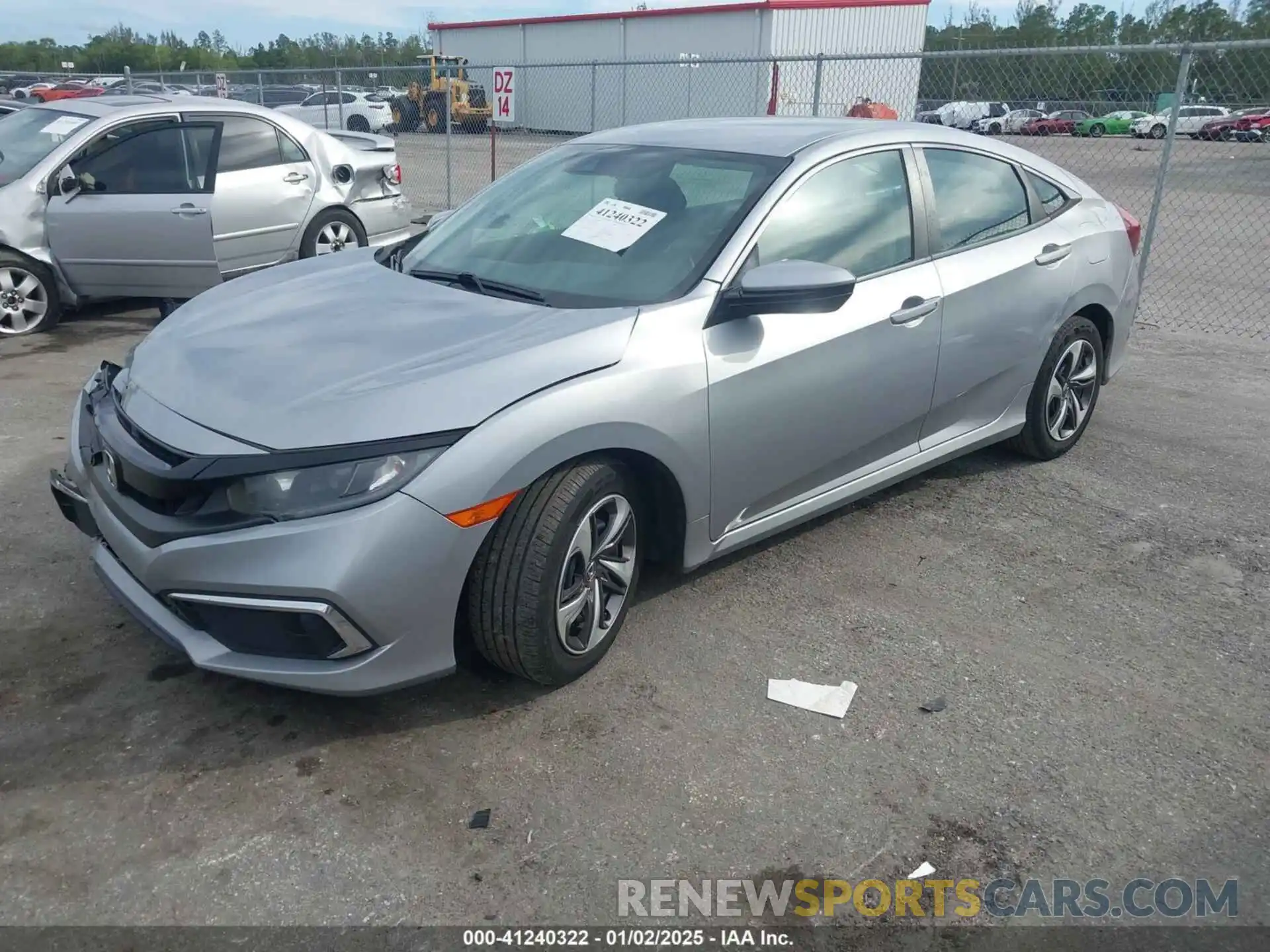 2 Photograph of a damaged car 19XFC2F66KE035760 HONDA CIVIC 2019