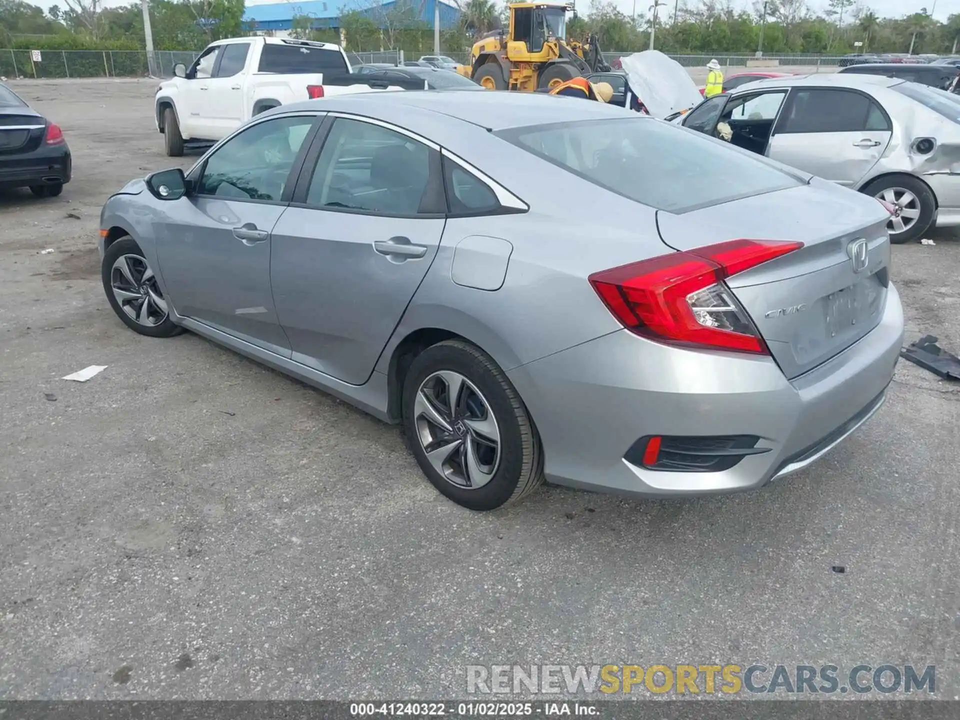 3 Photograph of a damaged car 19XFC2F66KE035760 HONDA CIVIC 2019