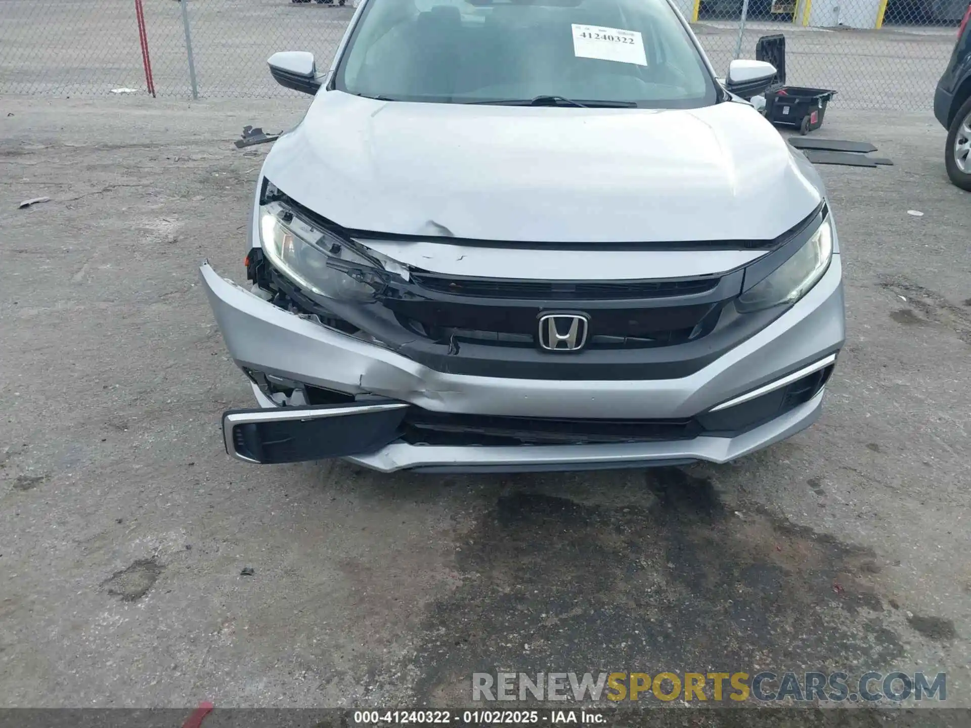 6 Photograph of a damaged car 19XFC2F66KE035760 HONDA CIVIC 2019