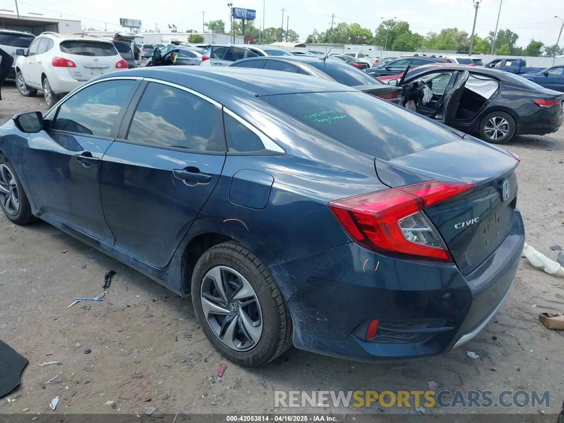 3 Photograph of a damaged car 19XFC2F66KE038559 HONDA CIVIC 2019