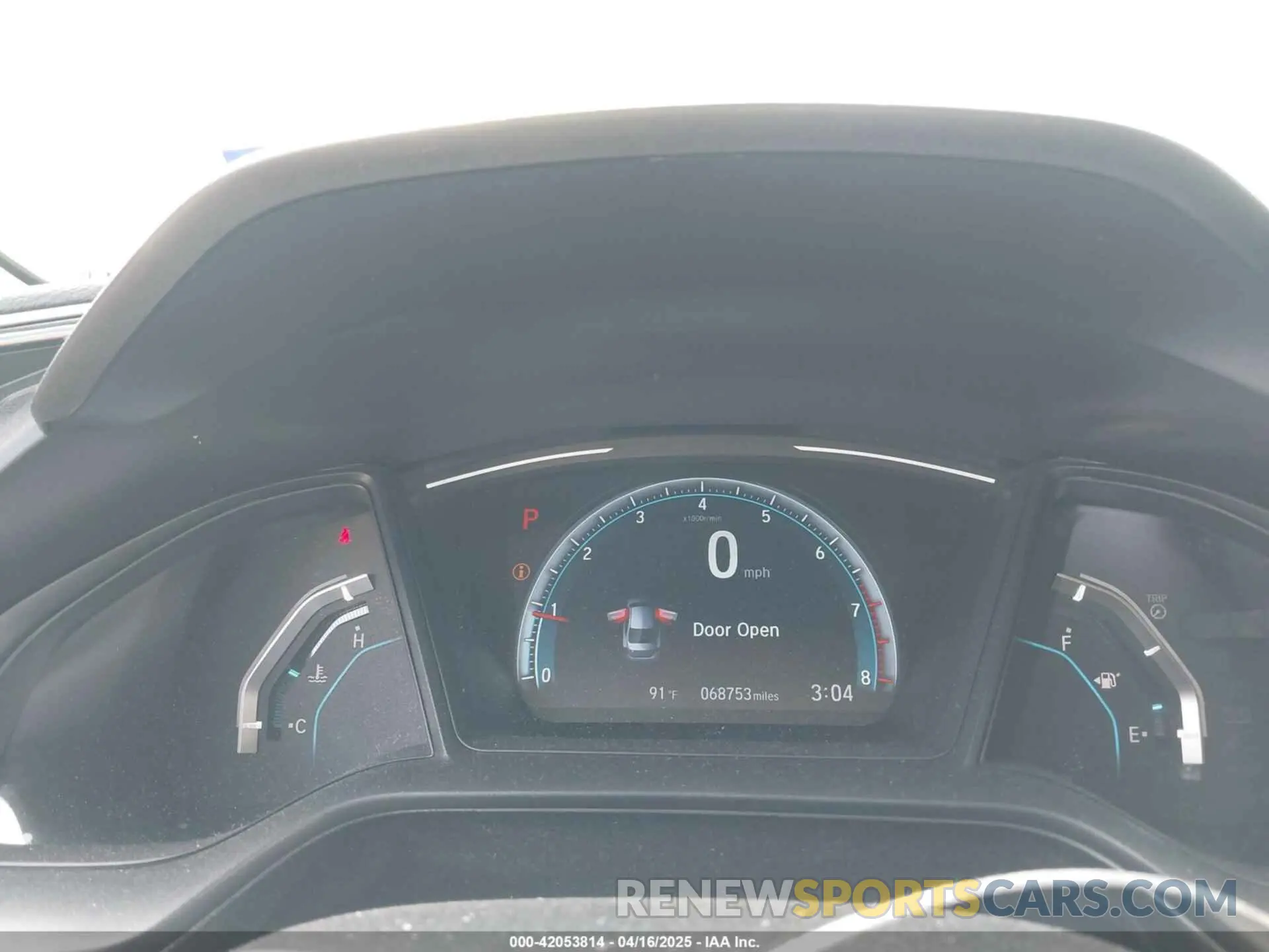 7 Photograph of a damaged car 19XFC2F66KE038559 HONDA CIVIC 2019