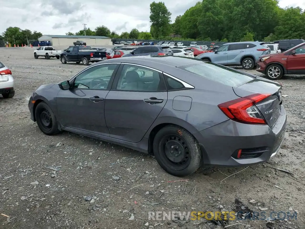 2 Photograph of a damaged car 19XFC2F66KE038917 HONDA CIVIC 2019