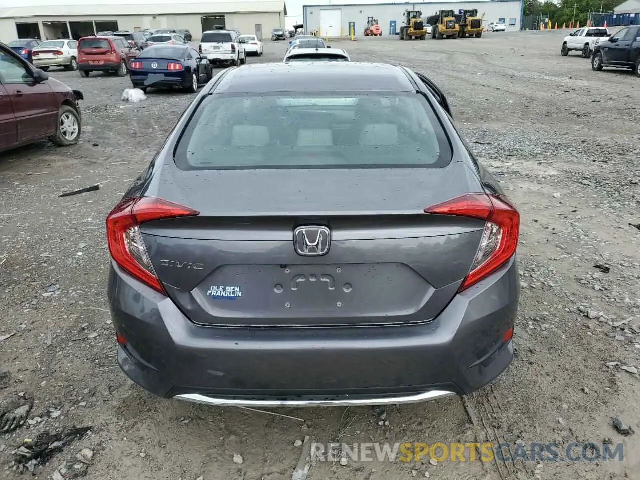 6 Photograph of a damaged car 19XFC2F66KE038917 HONDA CIVIC 2019