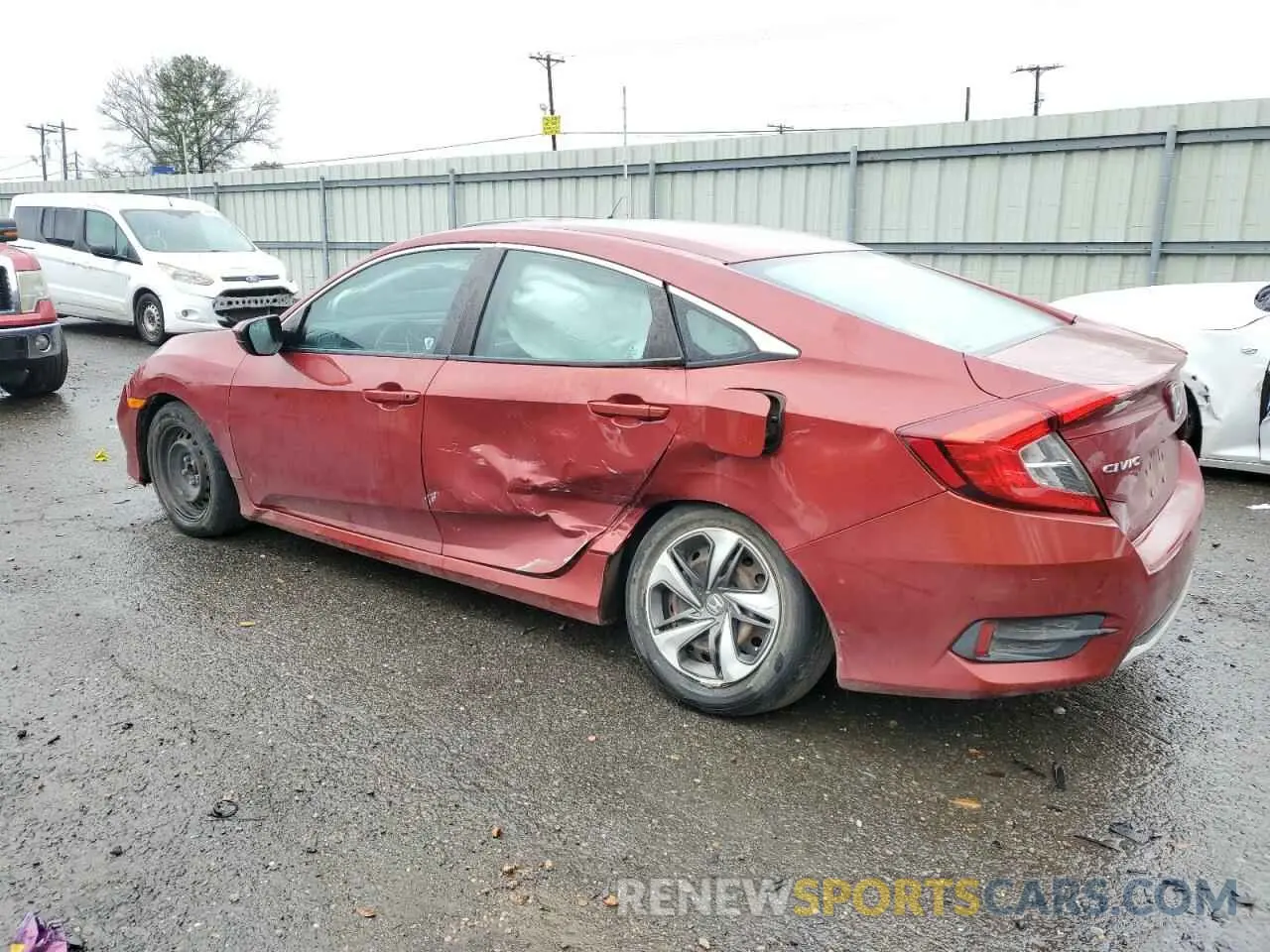 2 Photograph of a damaged car 19XFC2F66KE041011 HONDA CIVIC 2019