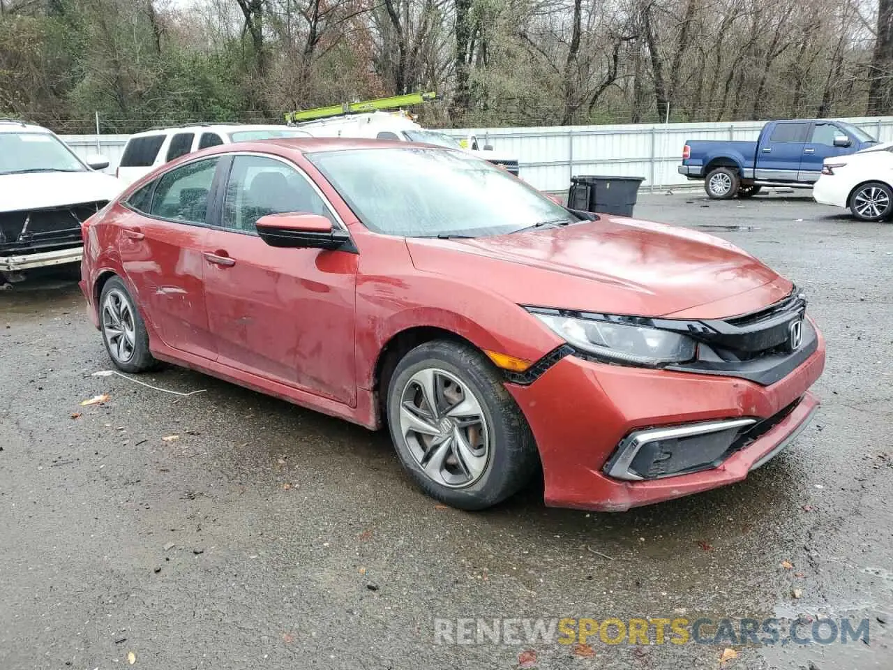 4 Photograph of a damaged car 19XFC2F66KE041011 HONDA CIVIC 2019