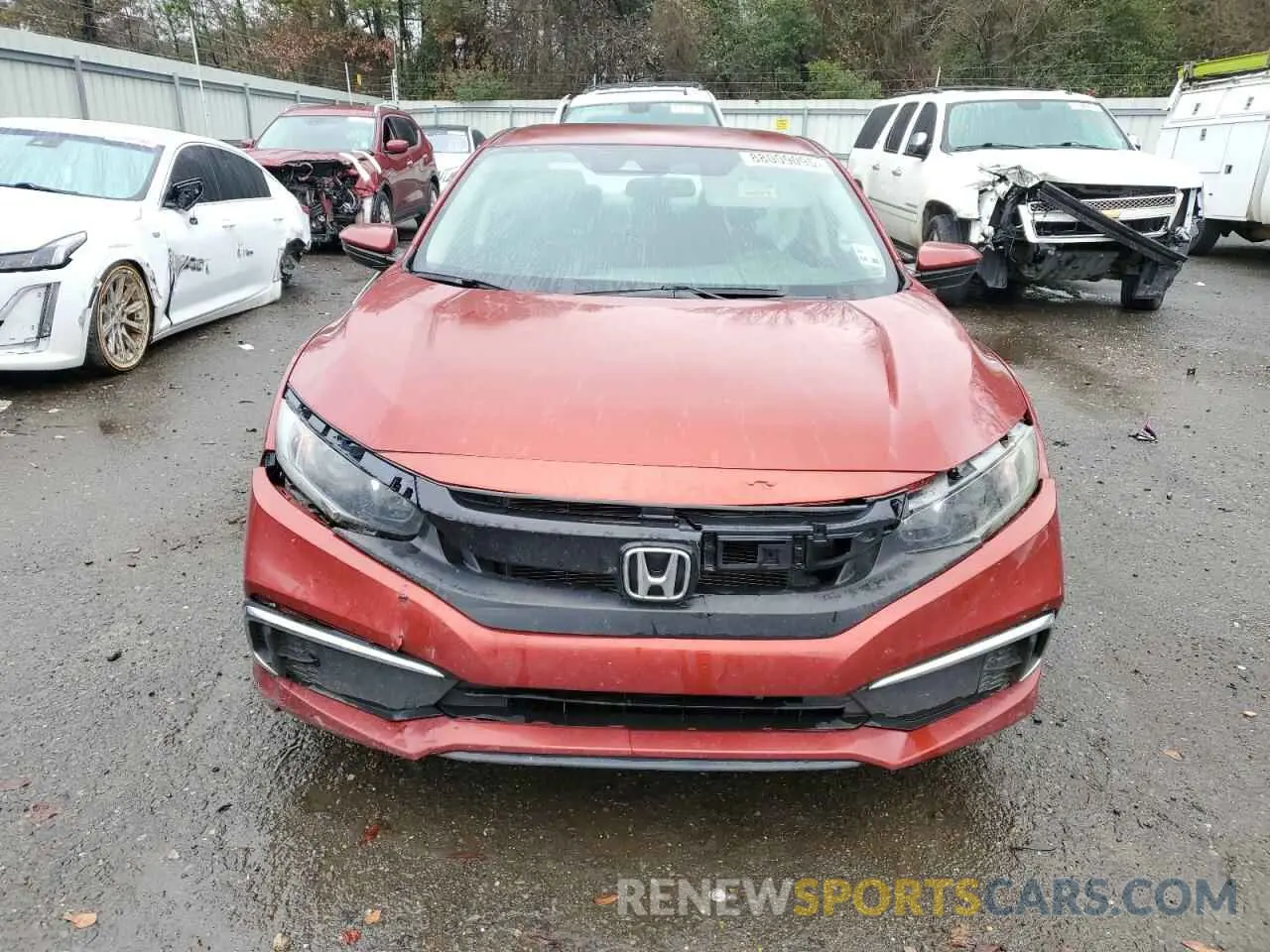 5 Photograph of a damaged car 19XFC2F66KE041011 HONDA CIVIC 2019