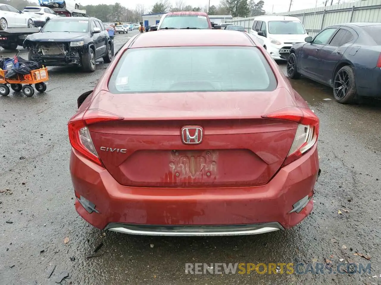 6 Photograph of a damaged car 19XFC2F66KE041011 HONDA CIVIC 2019